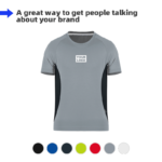 Men's Quick Dry Sports Shirts-Foam Print