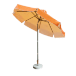 2.7x2.7m Tilting Patio Umbrellas With Valances