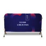 Custom Crowd Barrier Cover