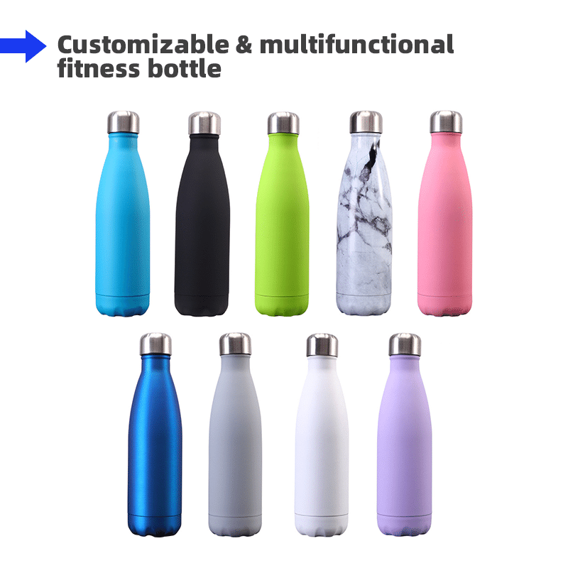 17oz 304 Stainless Steel Vacuum Fitness Bottle 17oz 304 Stainless Steel Vacuum Fitness Bottle - Image 1