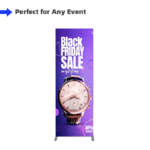 Vimbo Fabric Banner Stand (Square Corners)