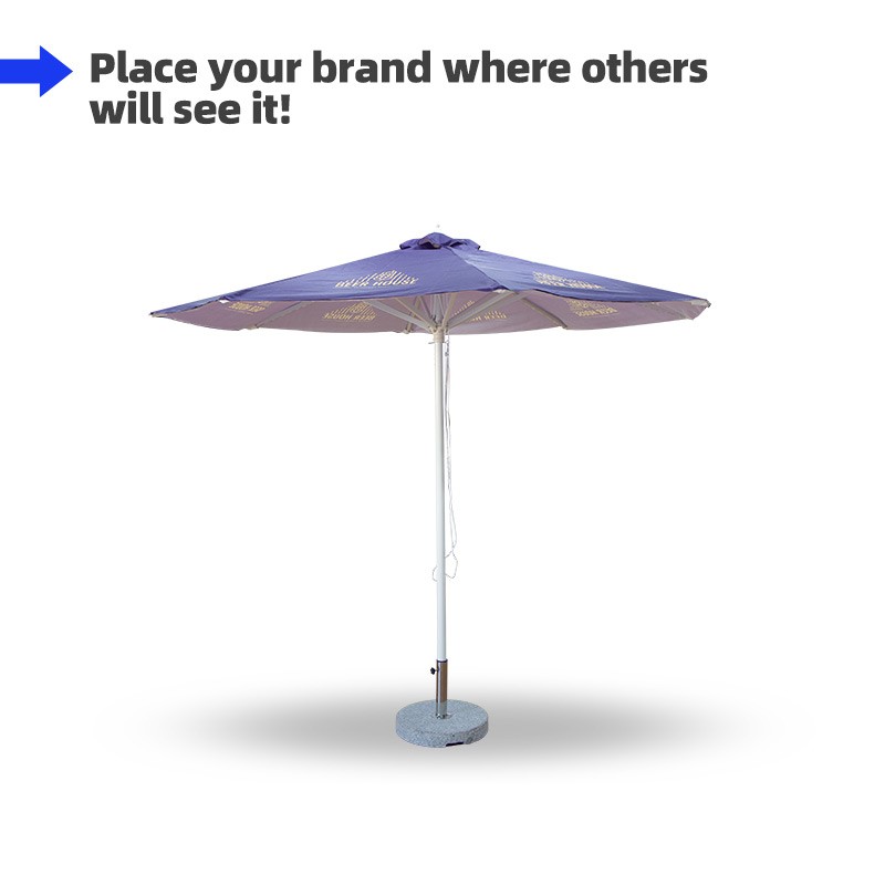 3x3m Round Market Umbrellas 3x3m Round Market Umbrellas - Image 1