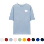 Adult Round Neck Tee-Embroidery