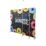 Straight Backdrop With Shelves