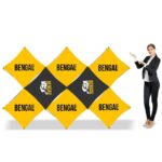 Double X Floor Grid Pop Up Display