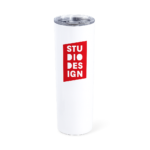 20oz Double Wall Stainless Steel Vacuum Cup with PP Straw