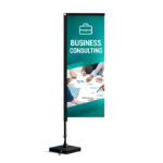 Duplex Printing Advertising Flag-Rectangle