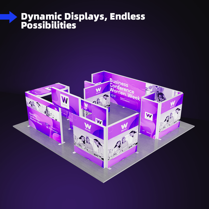 Tradeshow SEG Modular Lightbox Display Kit P Tradeshow SEG Modular Lightbox Display Kit P - Image 1