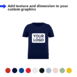 Kids Round Neck Tee-Foam Print