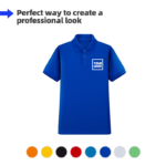 Men's Polo Shirt-Off-Set Print