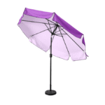2.7x2.7m Tilting Patio Umbrellas With Valances (Iron Frame)