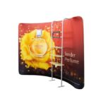 Curved Backdrop With Shelves