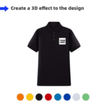 Men's Polo Shirt-Foam Print